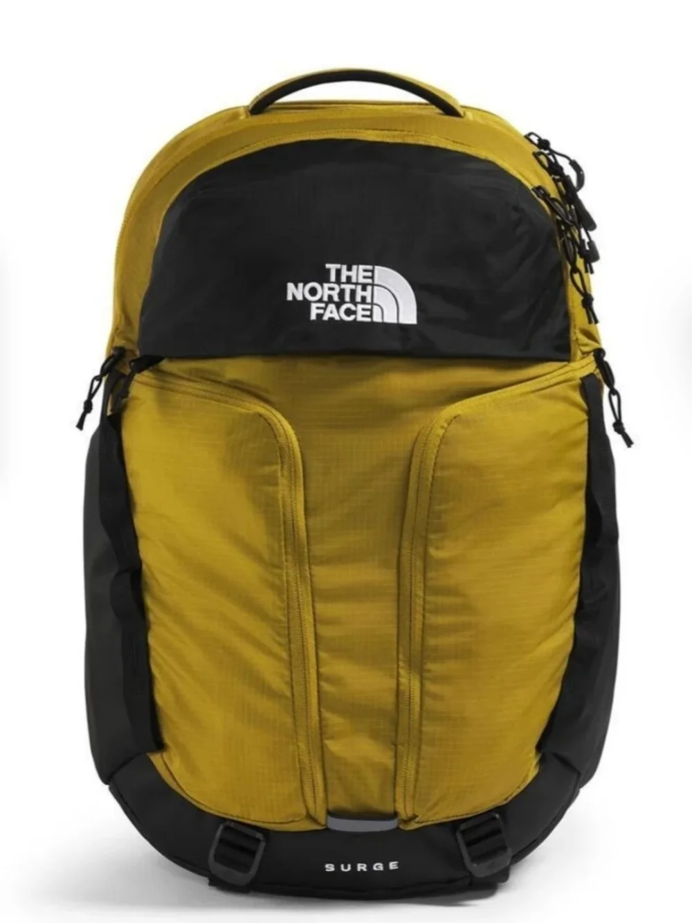 NEW! The North Face Surge Backpack in Deep Dijon and Black NWT